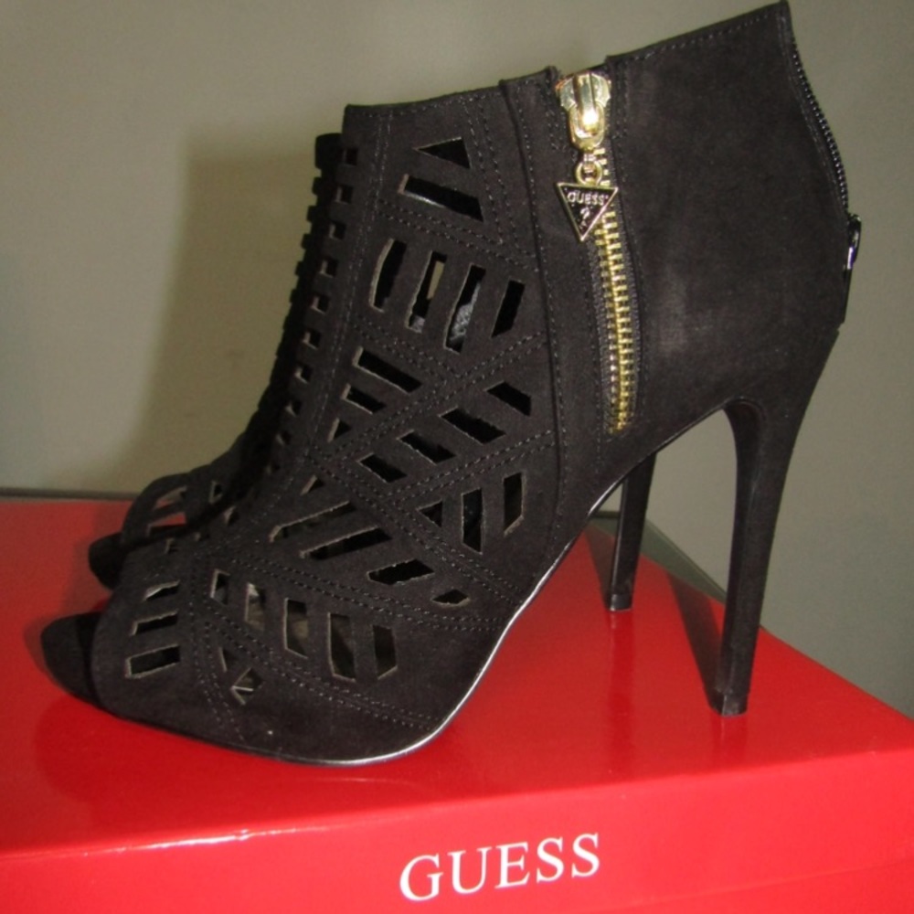 Black GUESS Heeled Boots